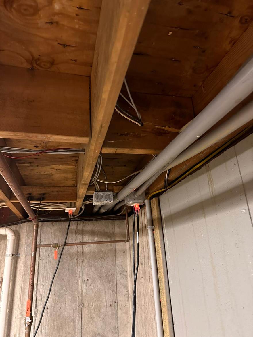 Restored basement structure after mold removal in Brooklyn, NY